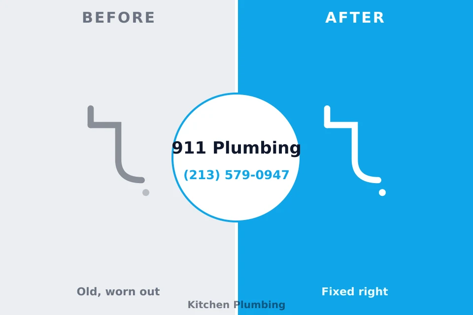 Before and after: plumbing repair Whitesboro, NY